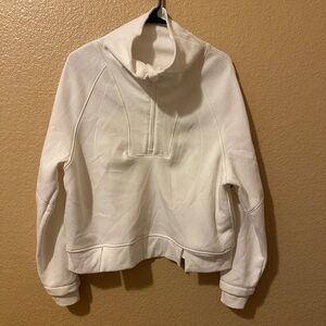 Love Tree Cream Quarter-Zip Pullover